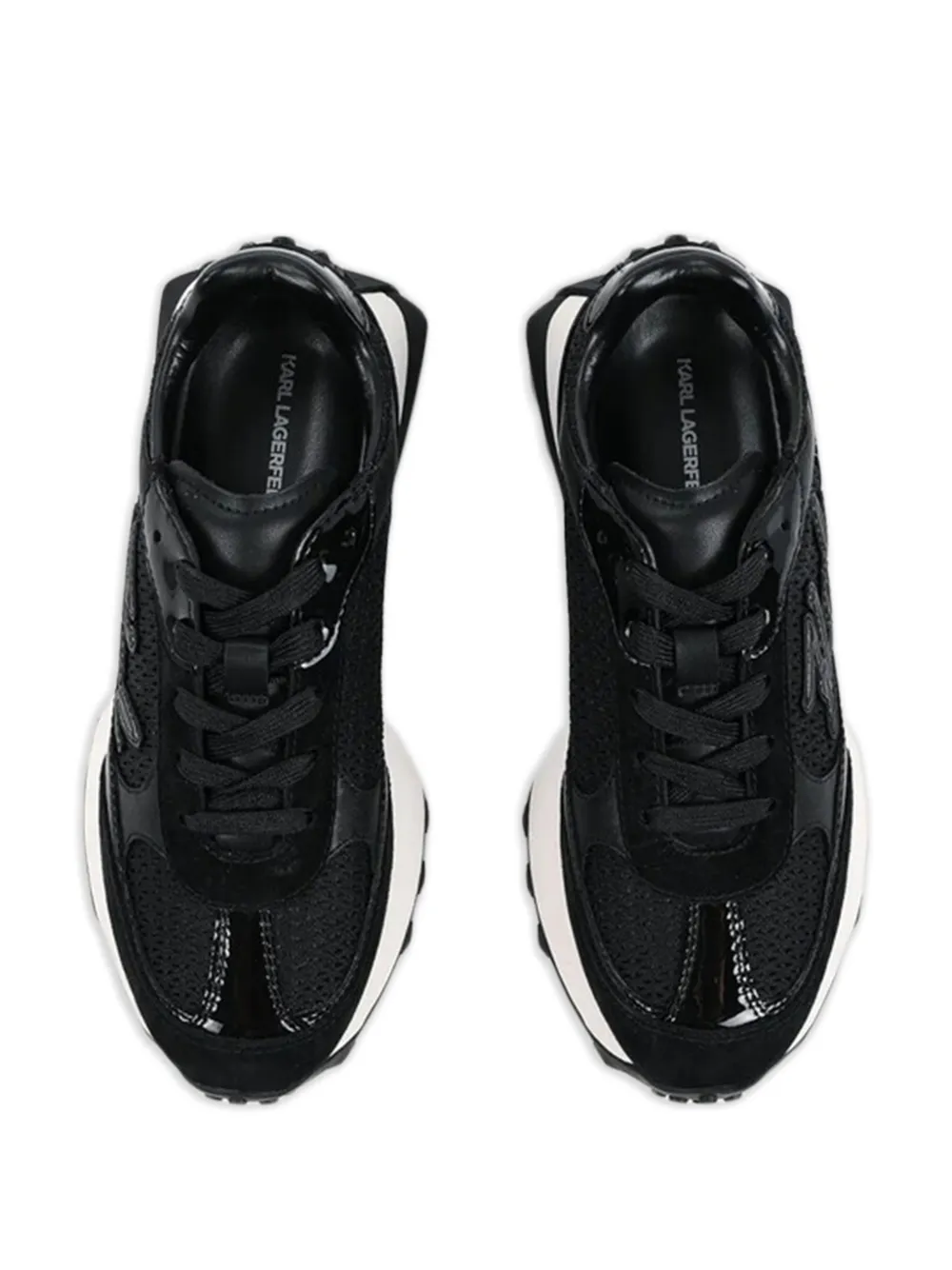 Karl Lagerfeld Zone logo sneakers Zwart