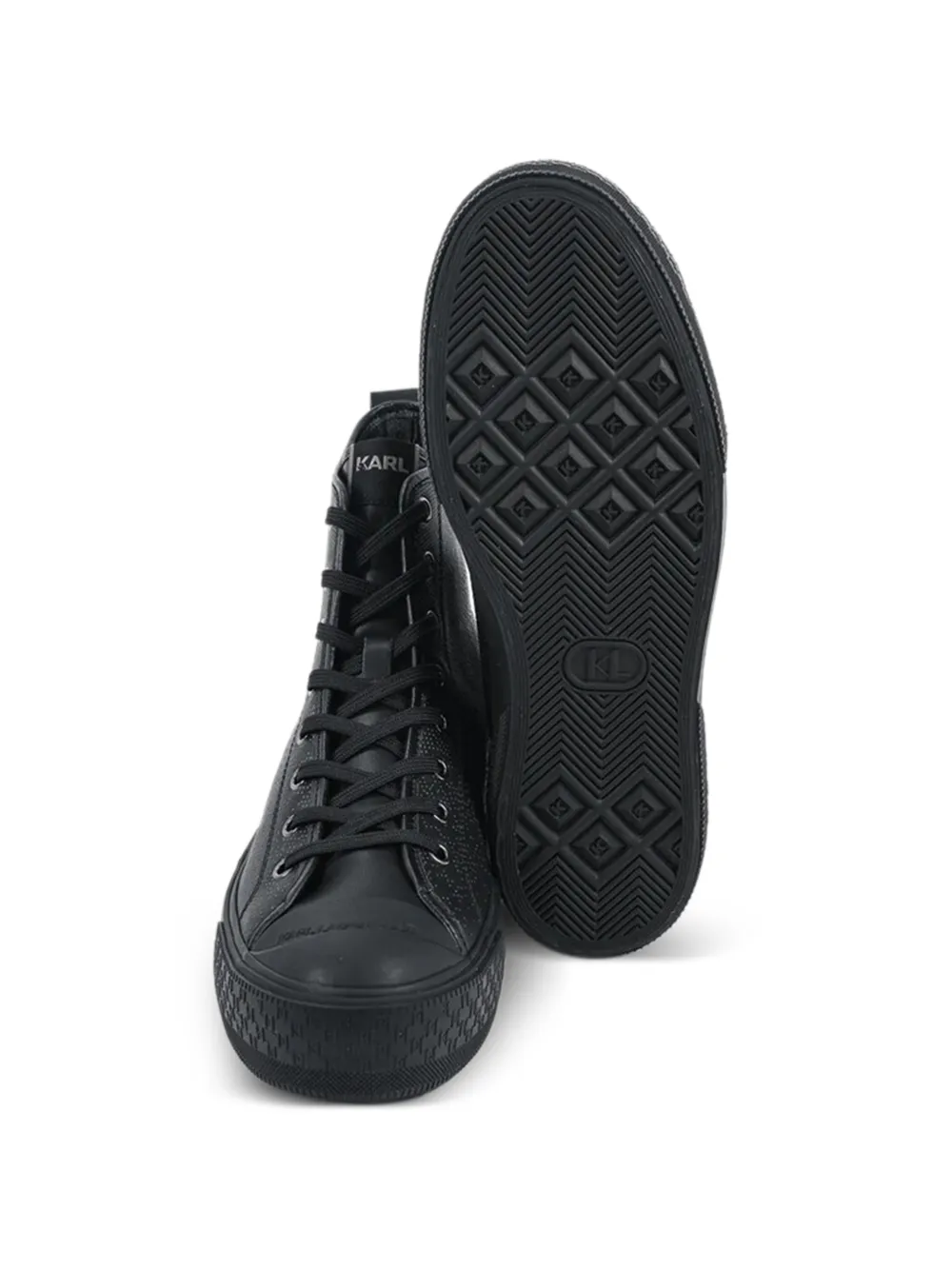Karl Lagerfeld Sneakers met logo Zwart