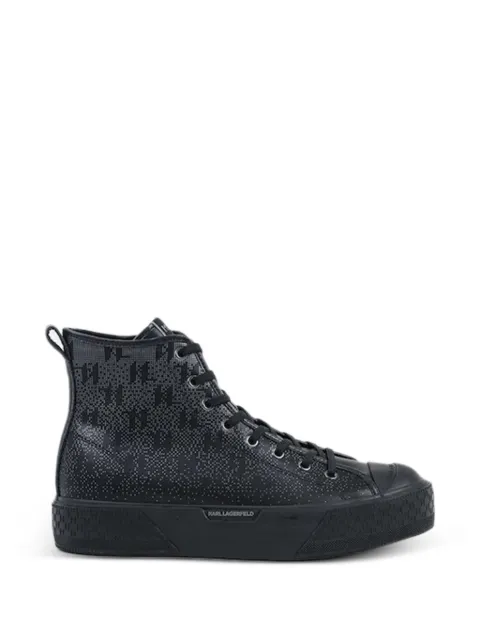Karl Lagerfeld high-top logo sneakers