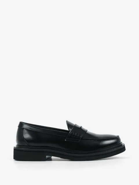 Karl Lagerfeld leather loafers