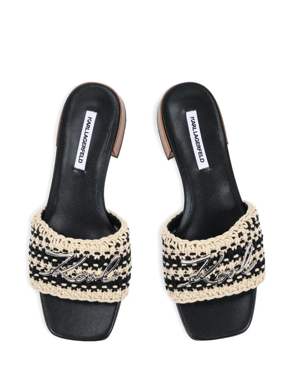 Karl Lagerfeld Petalo sandals Zwart