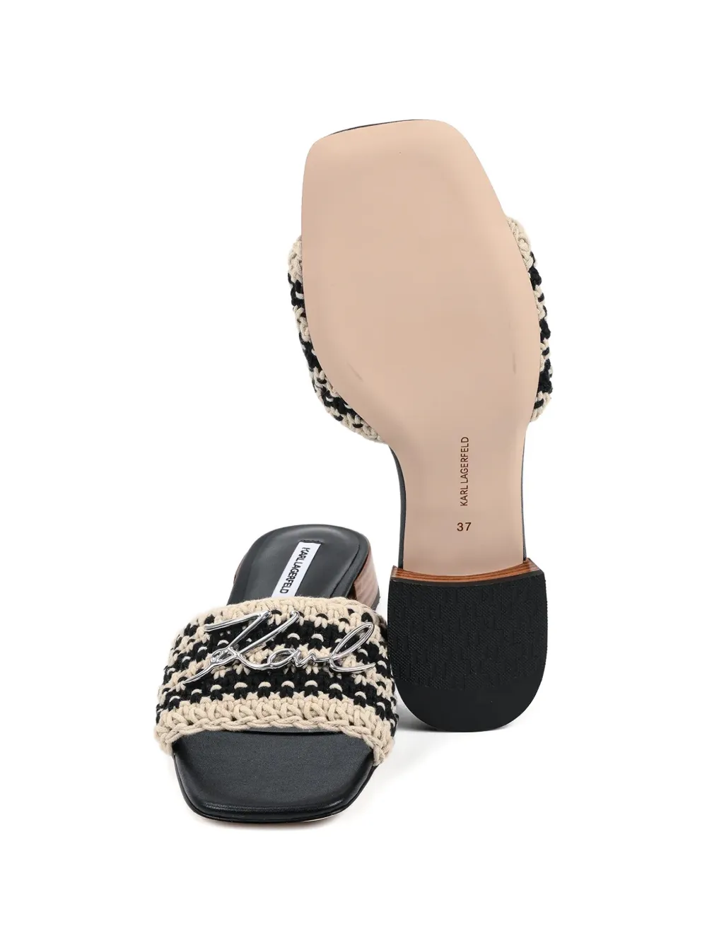 Karl Lagerfeld Petalo sandals Zwart