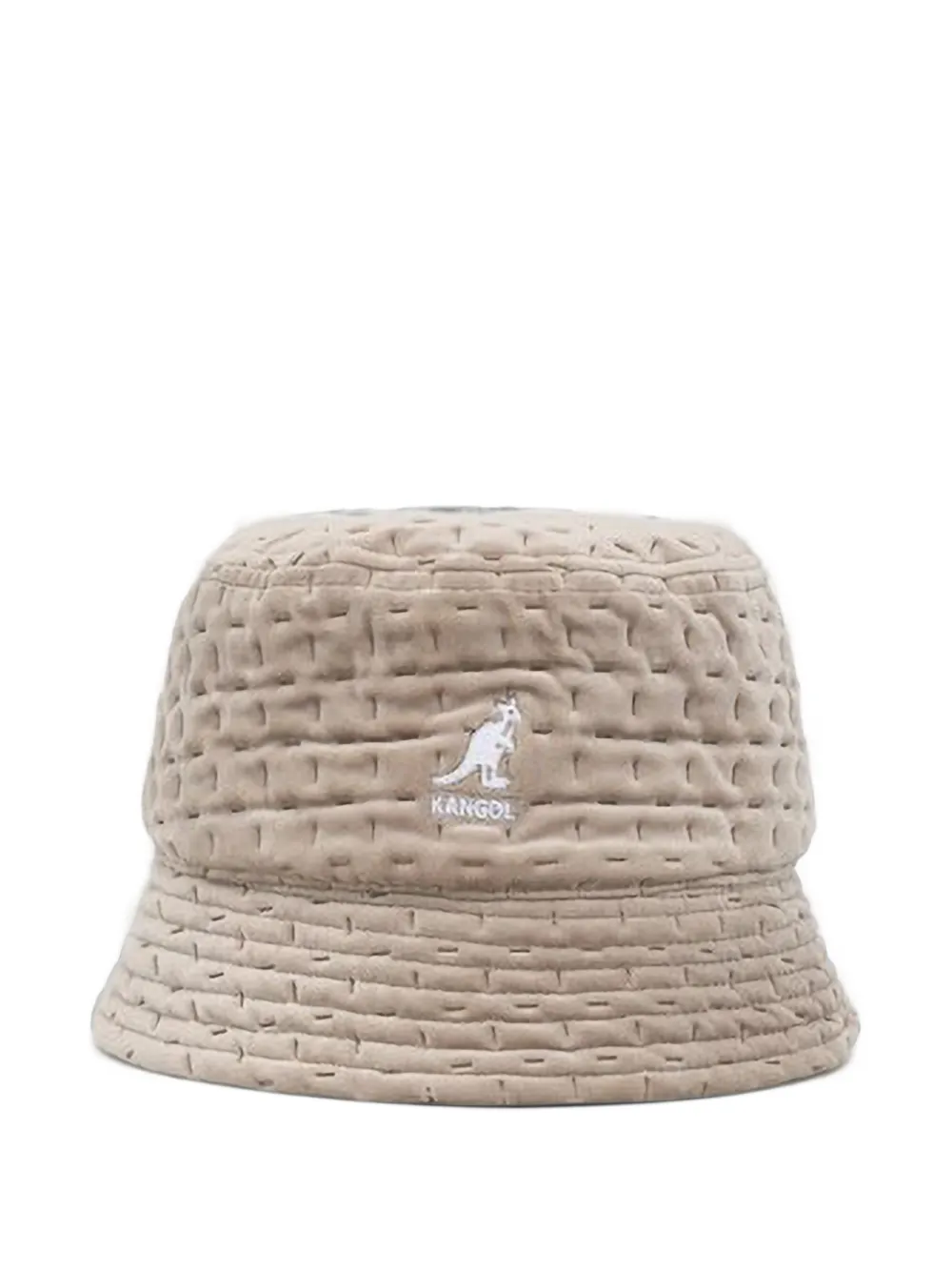 Kangol quilted bucket hat Beige