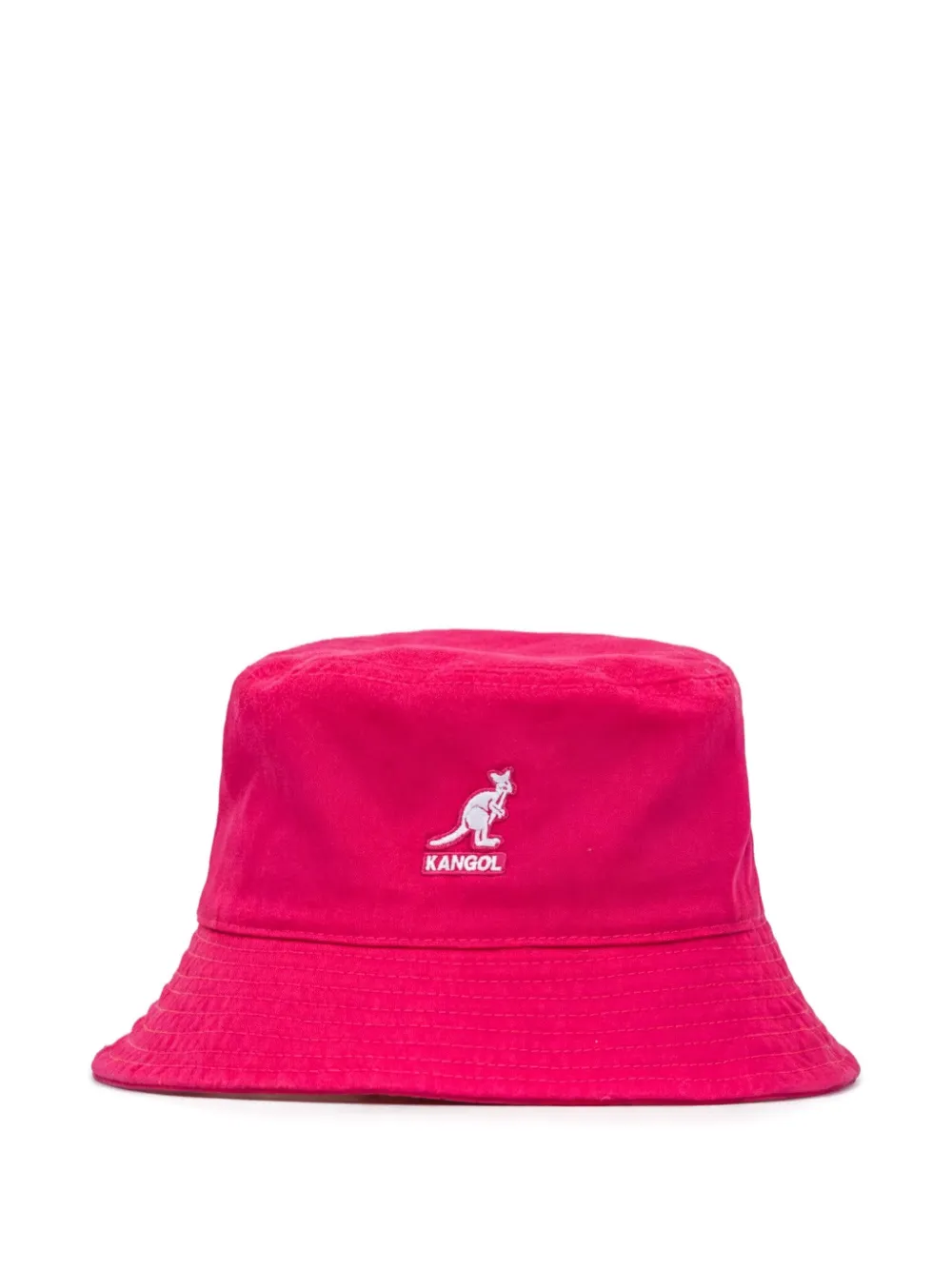 Kangol Fischerhut mit Stickerei - Rosa