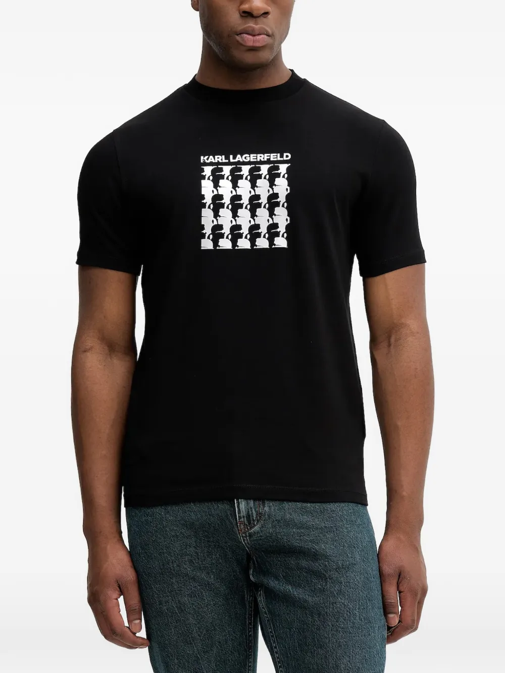 Karl Lagerfeld printed T-shirt - Nero