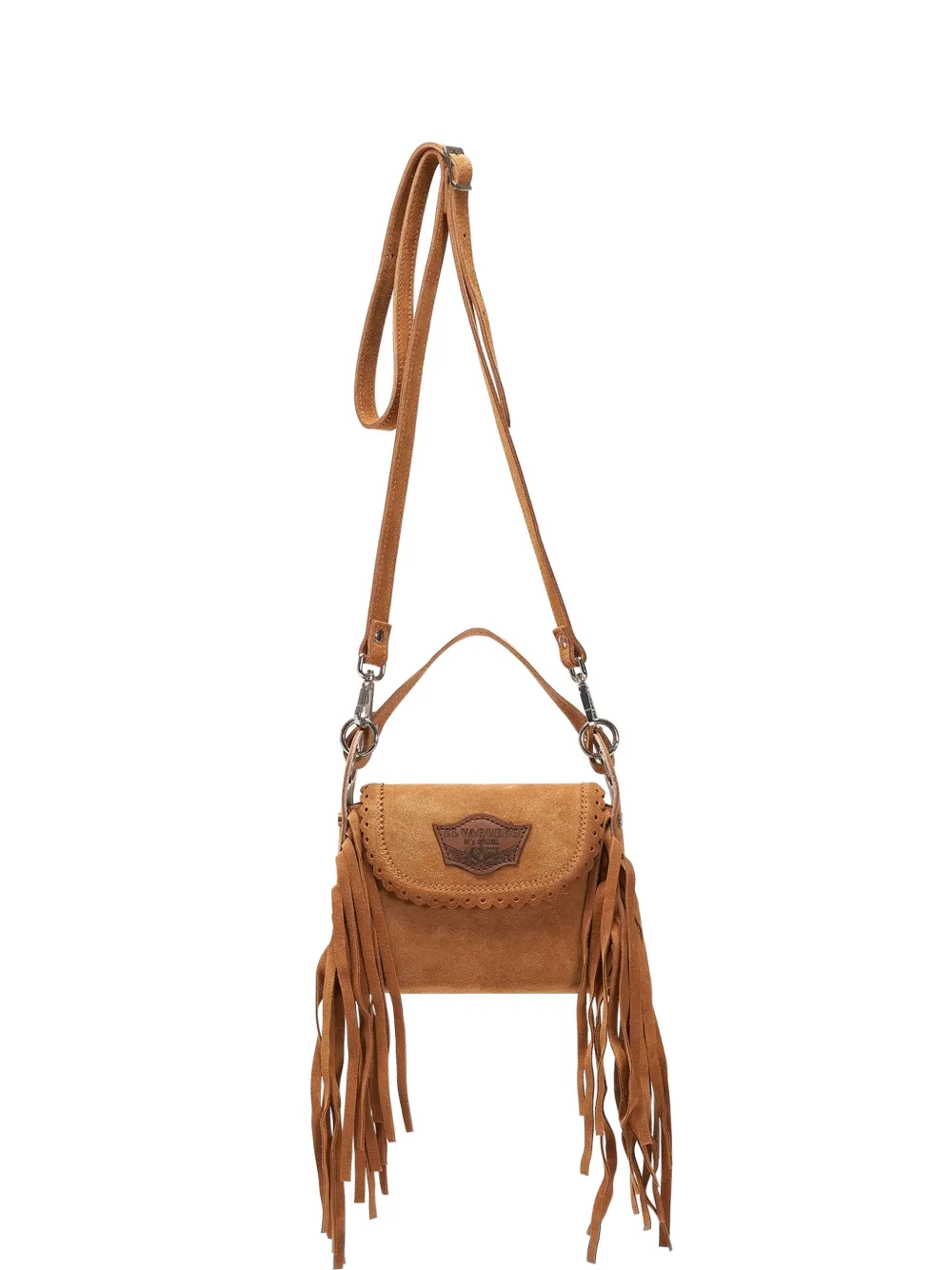 EL VAQUERO Daria fringed tote bag - Marrone