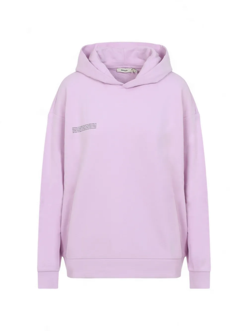 Pangaia Logo-print Hoodie In Purple