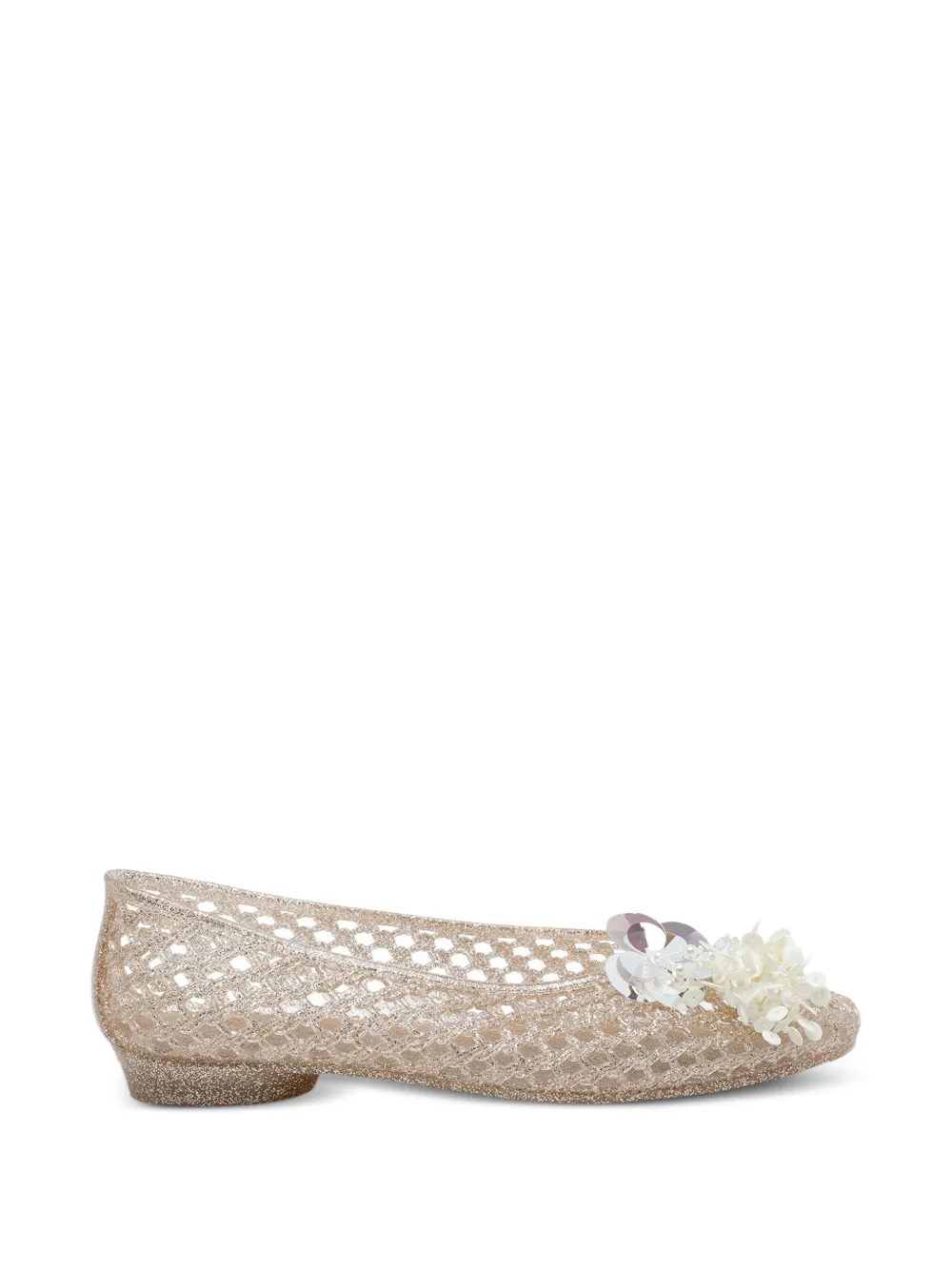 HEAVENLY JELLY mesh ballet flats - Toni neutri
