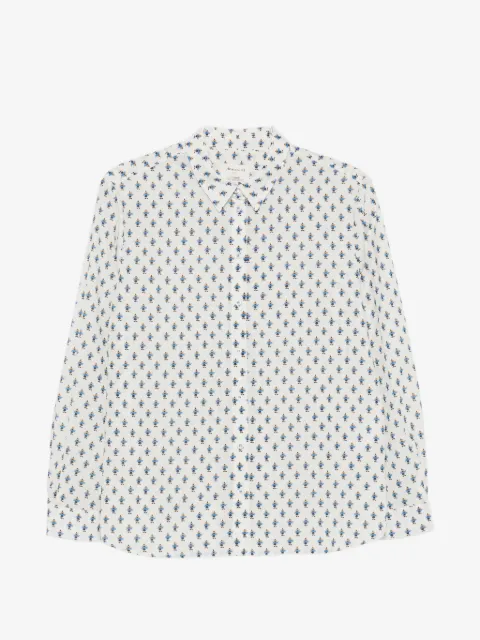 MAISON123 geometric-print long-sleeve shirt