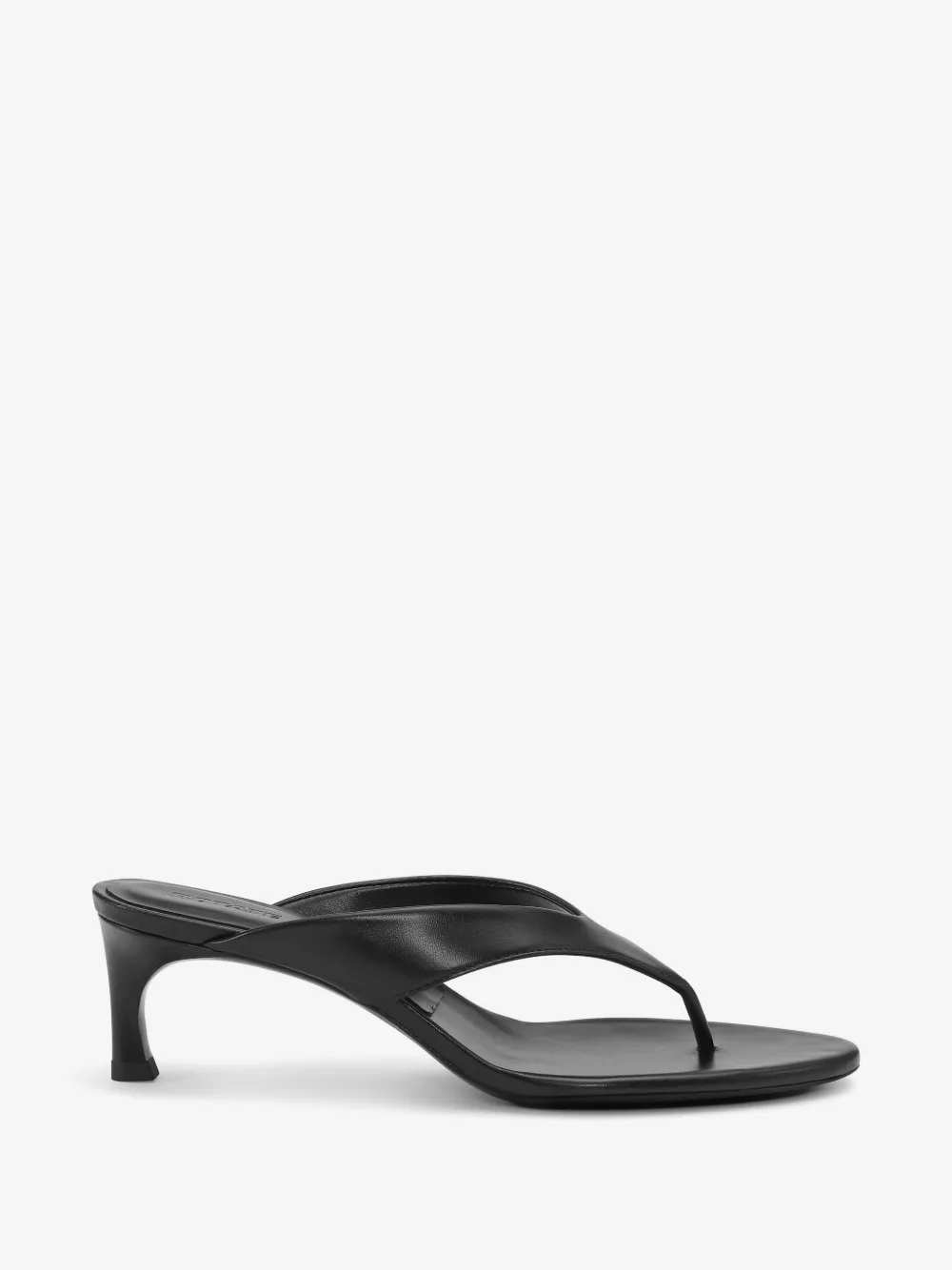 kitten heel leather mules