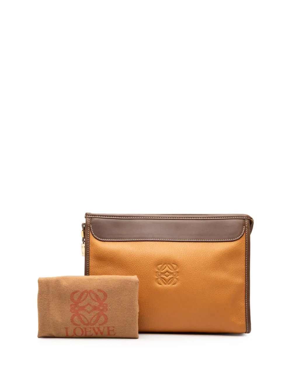 2000-2025 Leather Anagram Clutch Bag