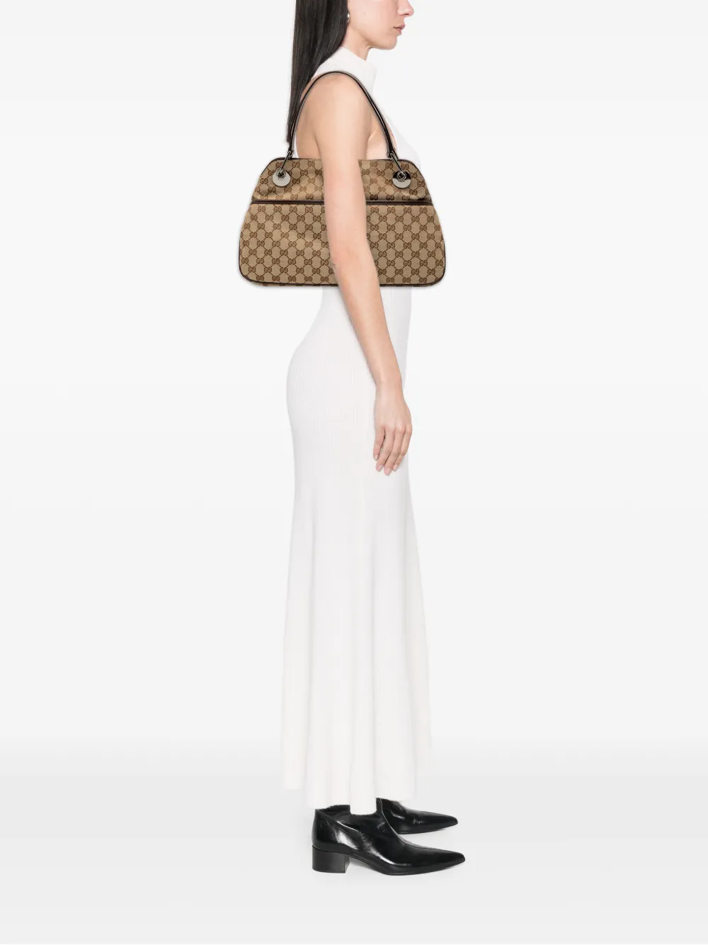 2000-2015 Gg Canvas Eclipse Shoulder Bag