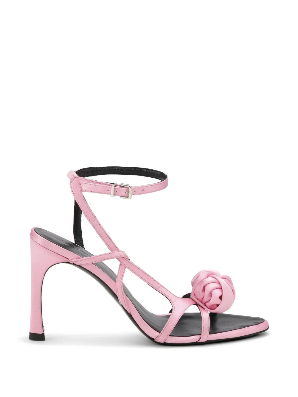 ROTATE BIRGER CHRISTENSEN Sandali Knot in raso - Rosa