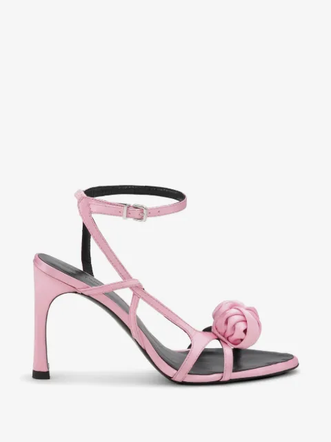 ROTATE BIRGER CHRISTENSEN Knot satin sandals