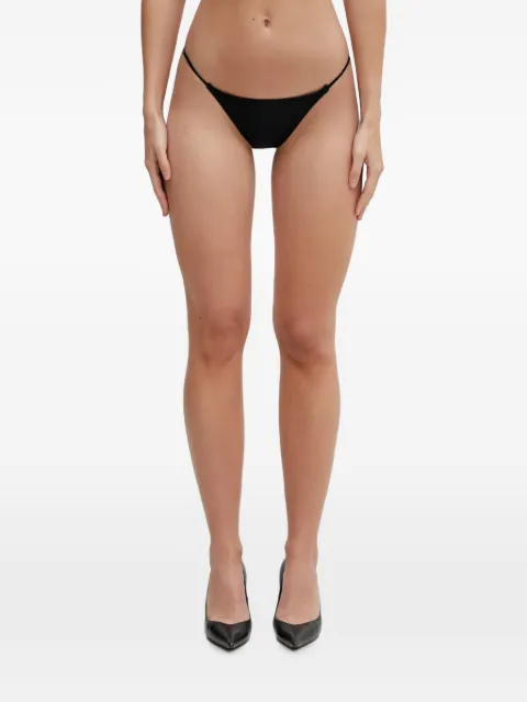 Coperni crystal-logo bikini bottoms