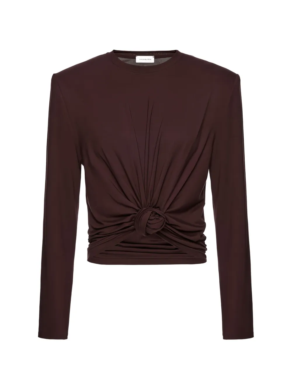 Magda Butrym knotted shirt - Marrone