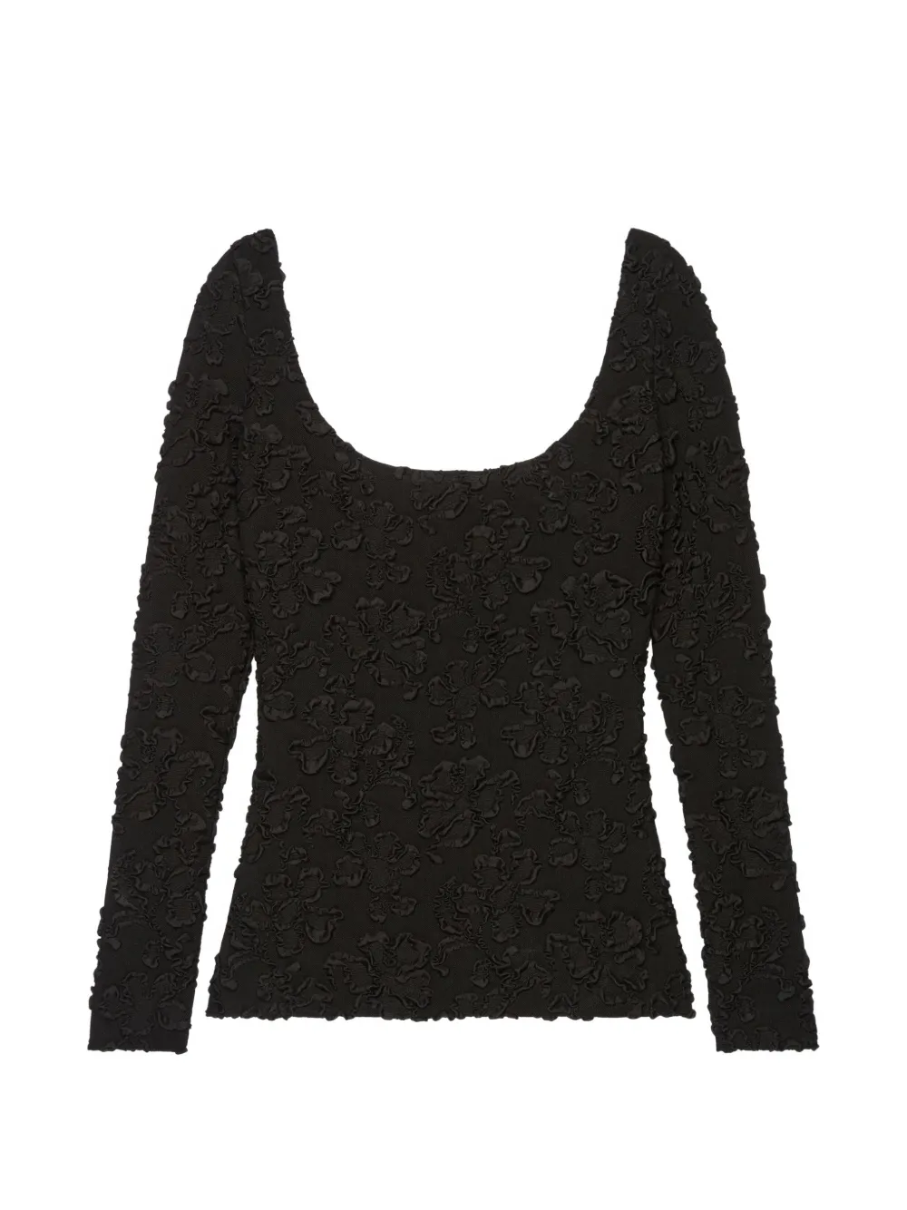 Givenchy scoop-neck long-sleeves T-shirt - Nero