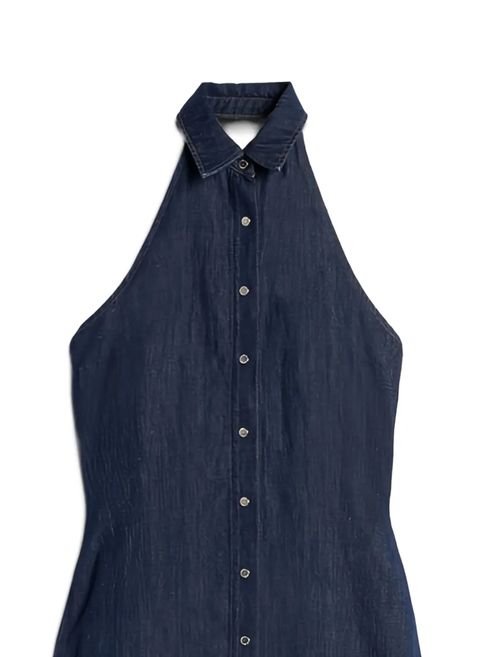 7 For All Mankind Maxi-jurk met knopen Blauw