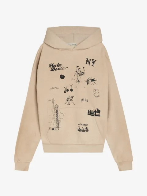 DUKE & DEXTER graphic hoodie