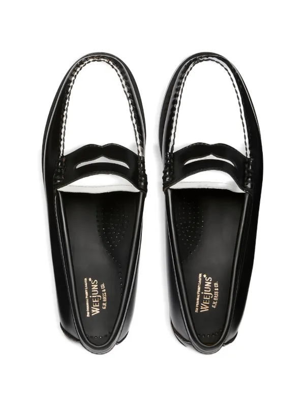 G.H.Bass Weejuns レザーローファー | ブラック | FARFETCH JP