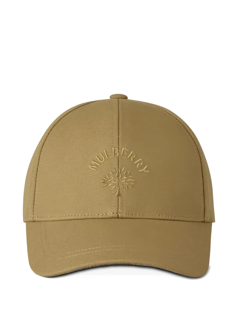 Mulberry logo-embroidery baseball cap - Toni neutri