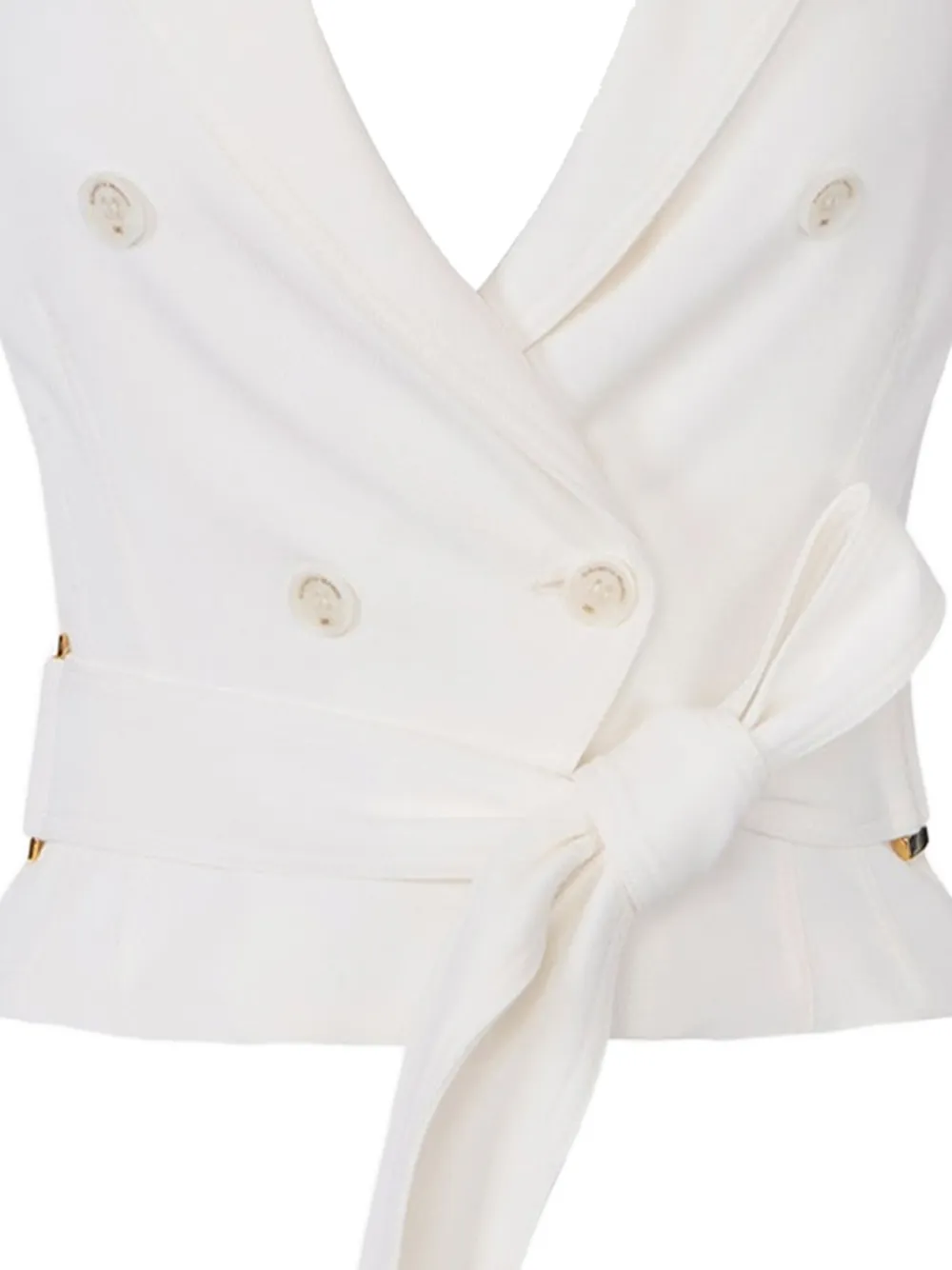 Halter Neck Collared Waistcoat