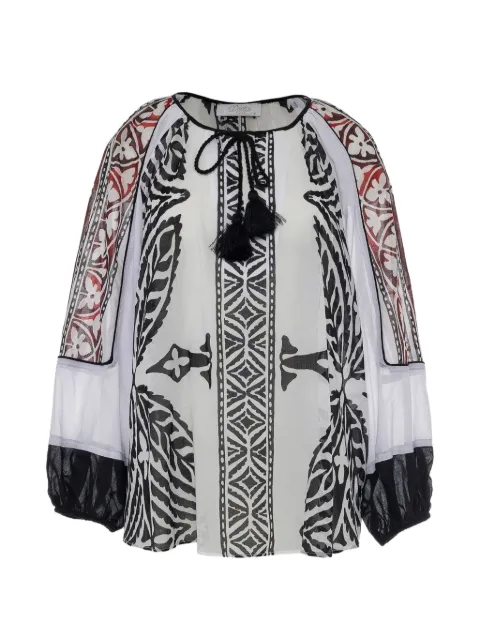 Devotion Seawind tie-fastening blouse