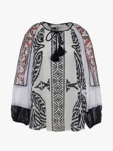 Devotion blusa Seawind con cierre de lazo