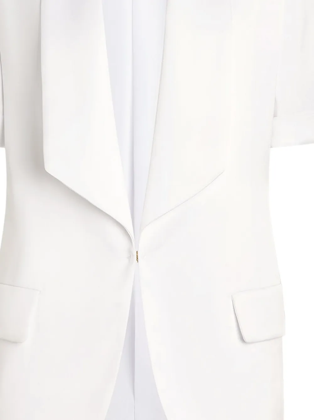  Genny Short-sleeve Pocket Jacket - White 