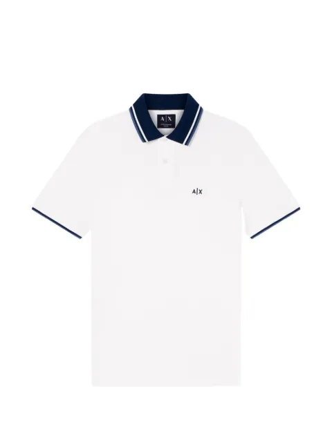 Armani Exchange logo-detail polo shirt