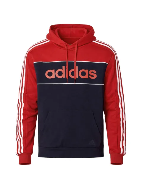 adidas hooded colourblock sweatshirt