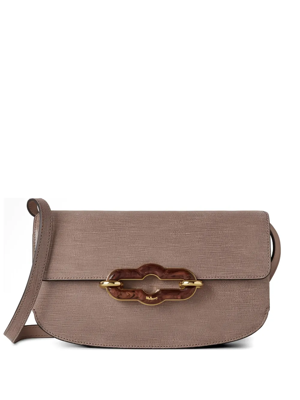 Mulberry flap-top cross body bag - Marrone