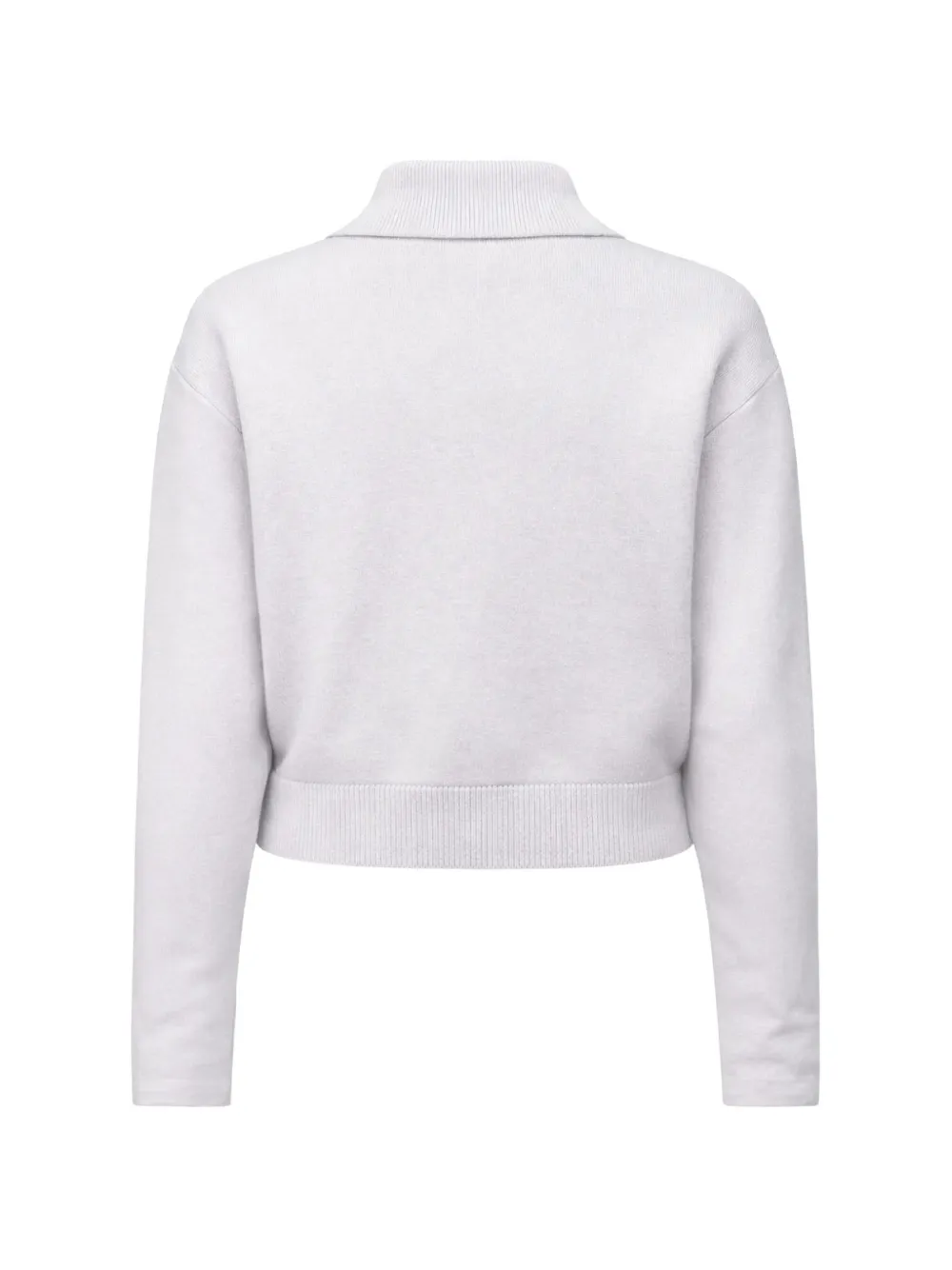  Allude Collar Zip Jacket - Grey 