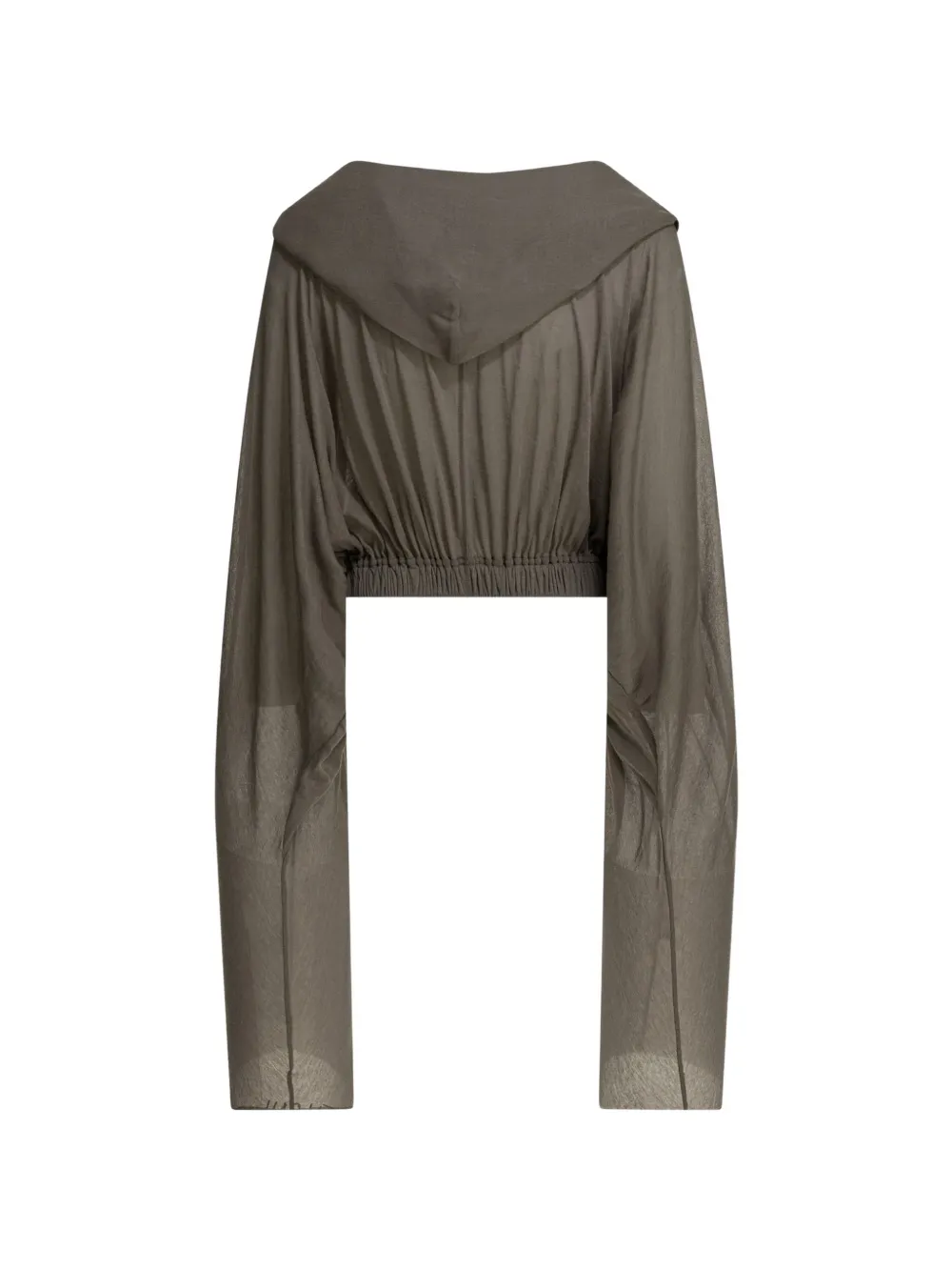  Rick Owens Hooded Long-sleeve Top - Grey 