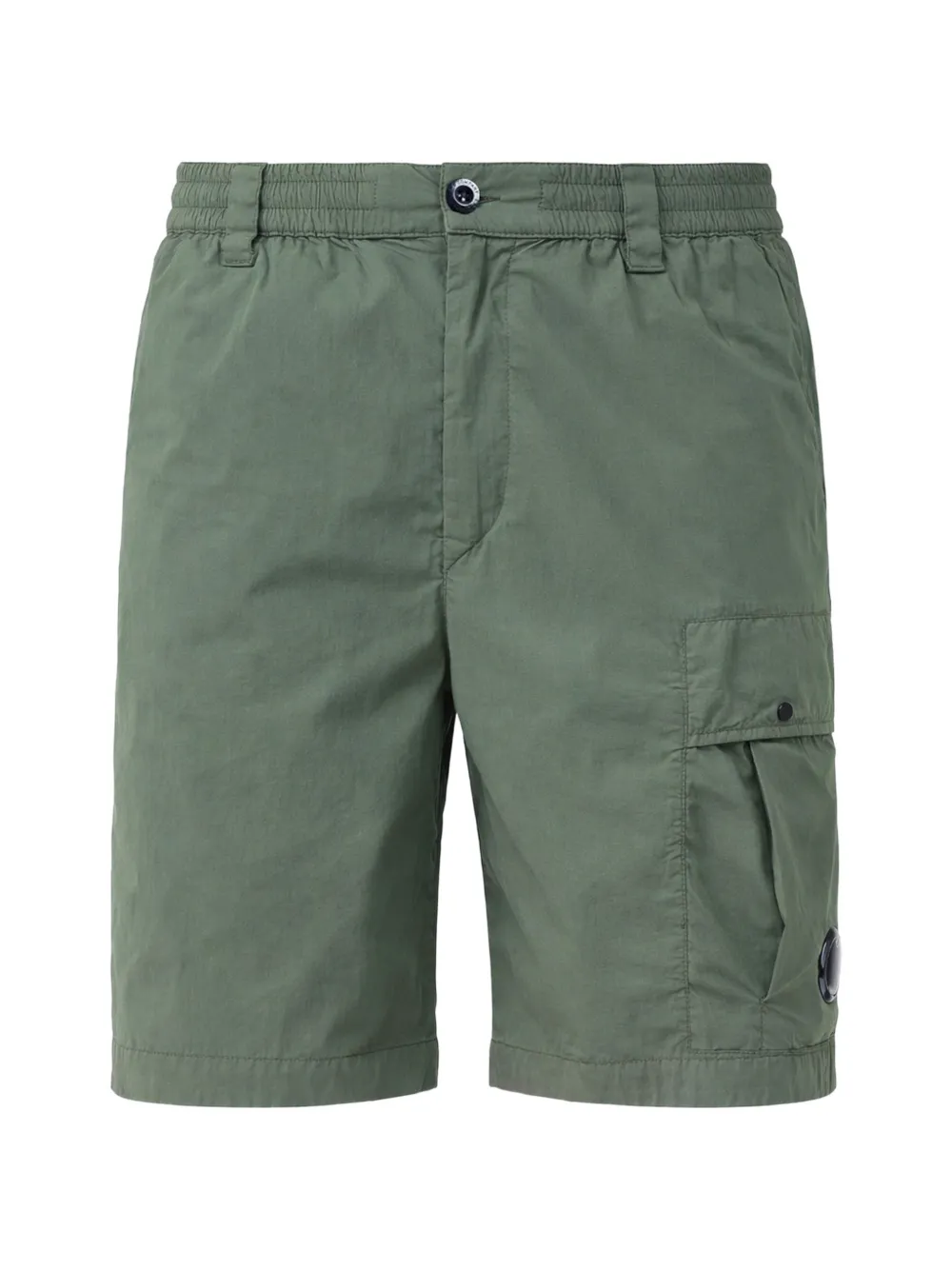 C.P. Company logo-patch cargo shorts - Verde