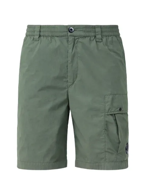 C.P. Company logo-patch cargo shorts
