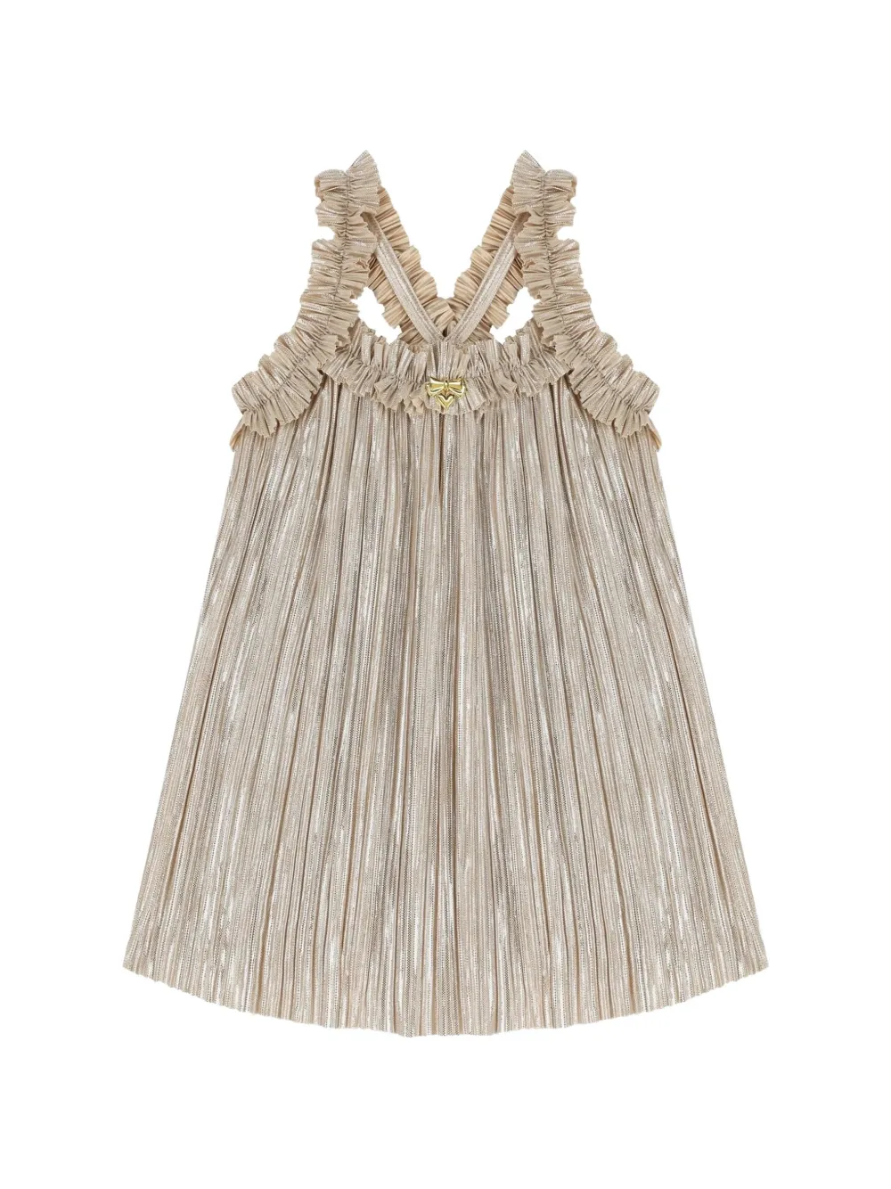 ANGEL'S FACE KIDS pleated top - Gold