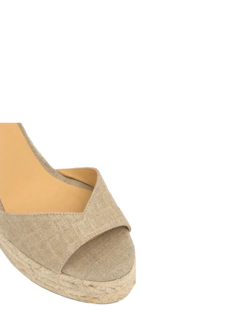 Castañer buckle-fastening wedge-heel espadrilles Beige