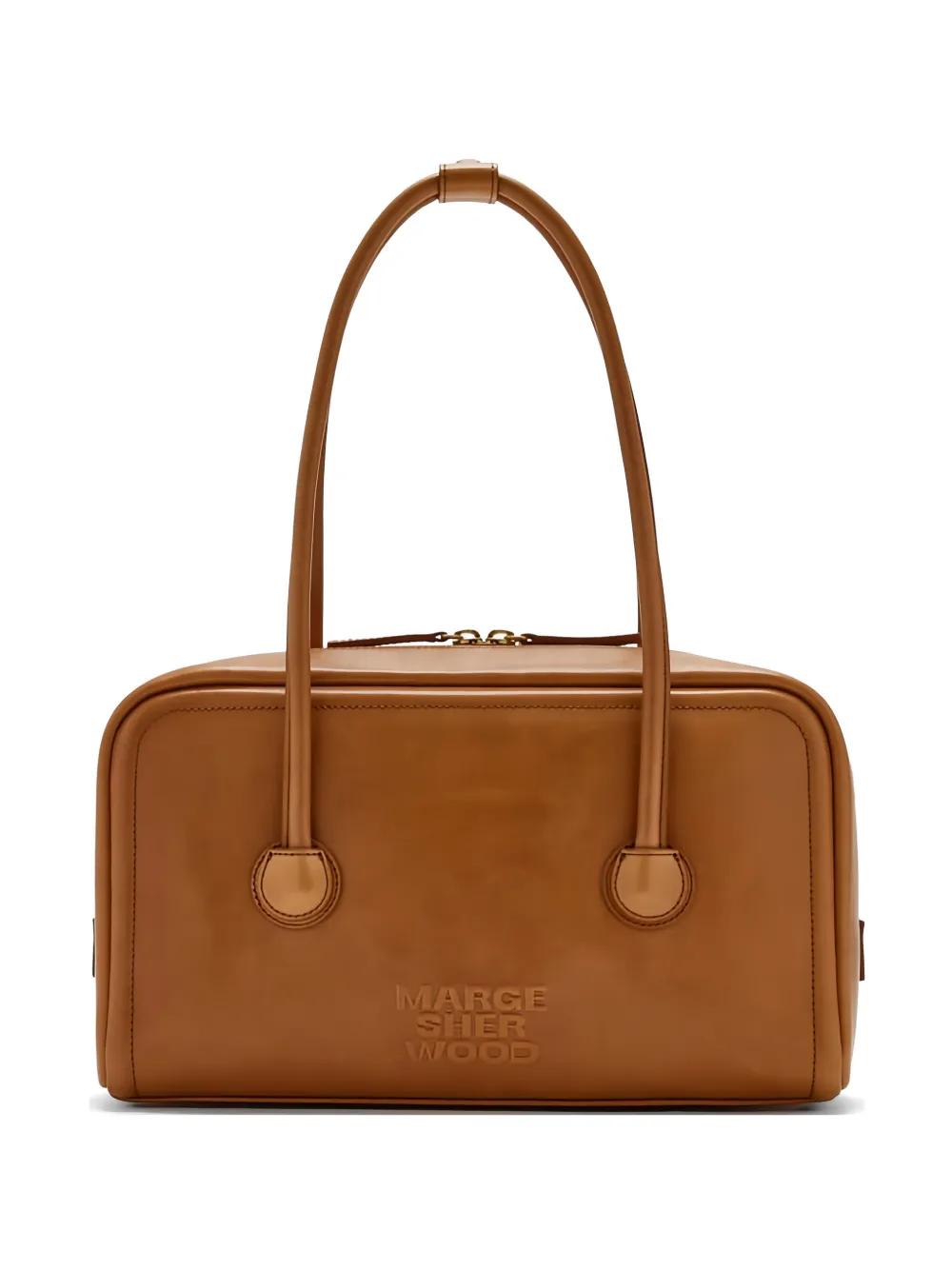 Margesherwood Leather Shoulder Bag In Brown