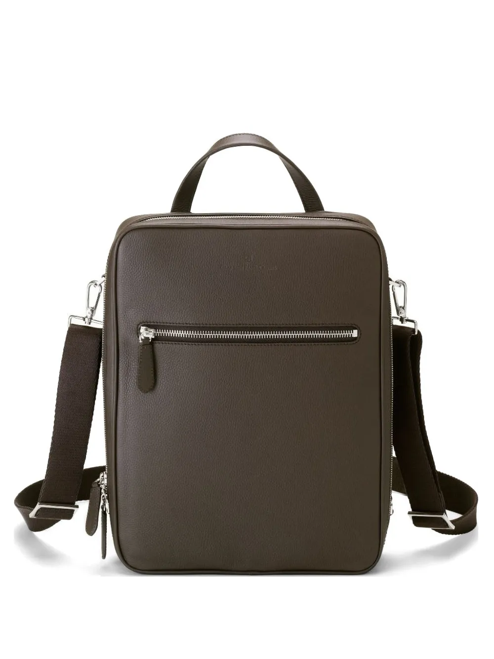 Graf von Faber-Castell leather backpack - Marrone