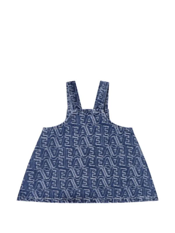 Emporio Armani Kids イニシャル ワンピース | ブルー | FARFETCH JP