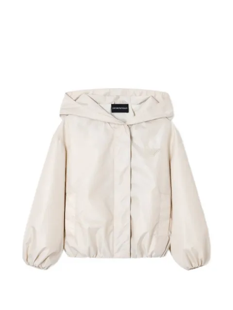 Emporio Armani Kids 로고 장식 봄버 재킷