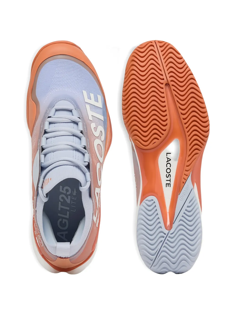 Lacoste Sneakers met logoprint Oranje