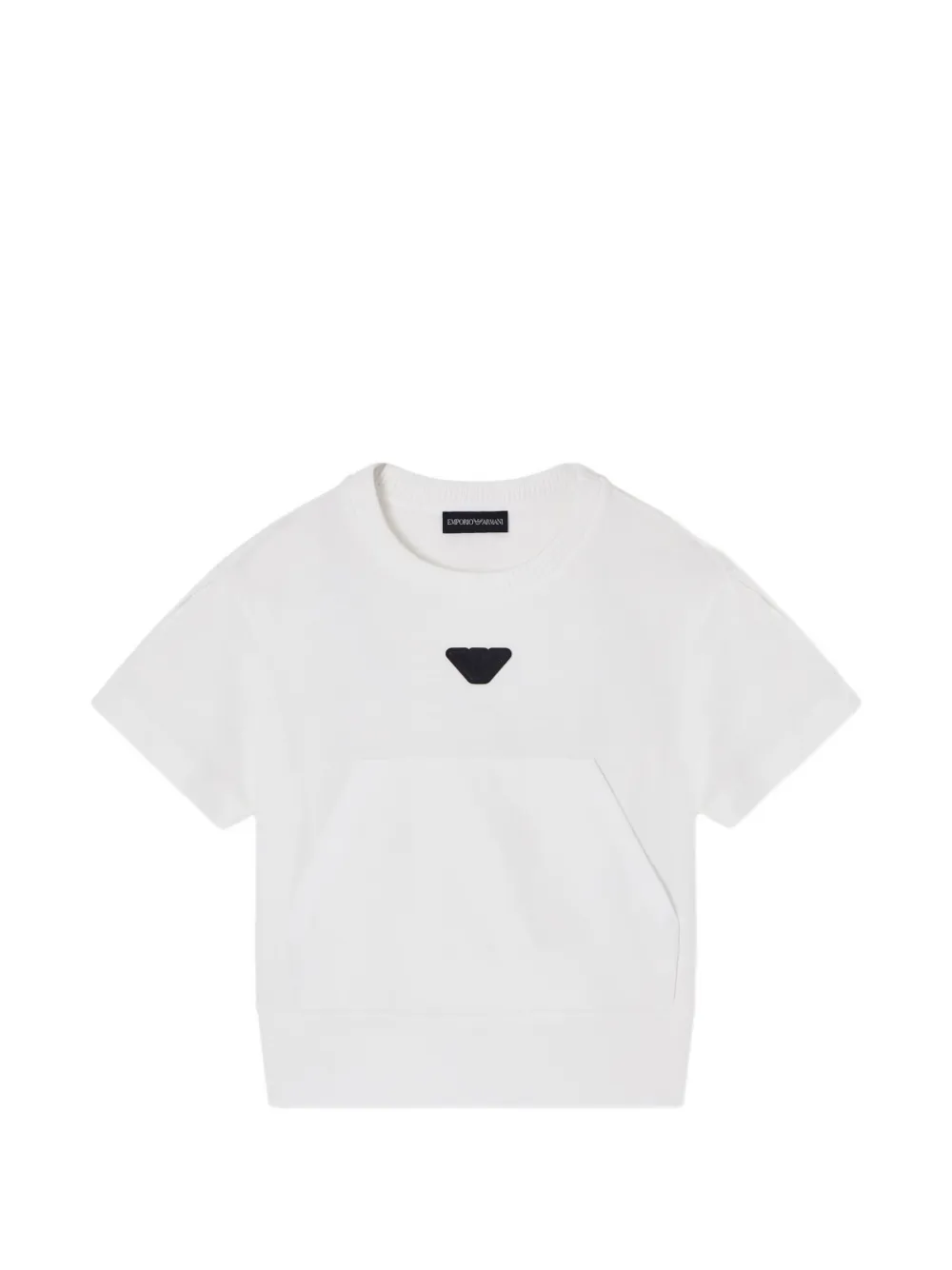 Emporio Armani Kids logo pocket T-shirt - Bianco