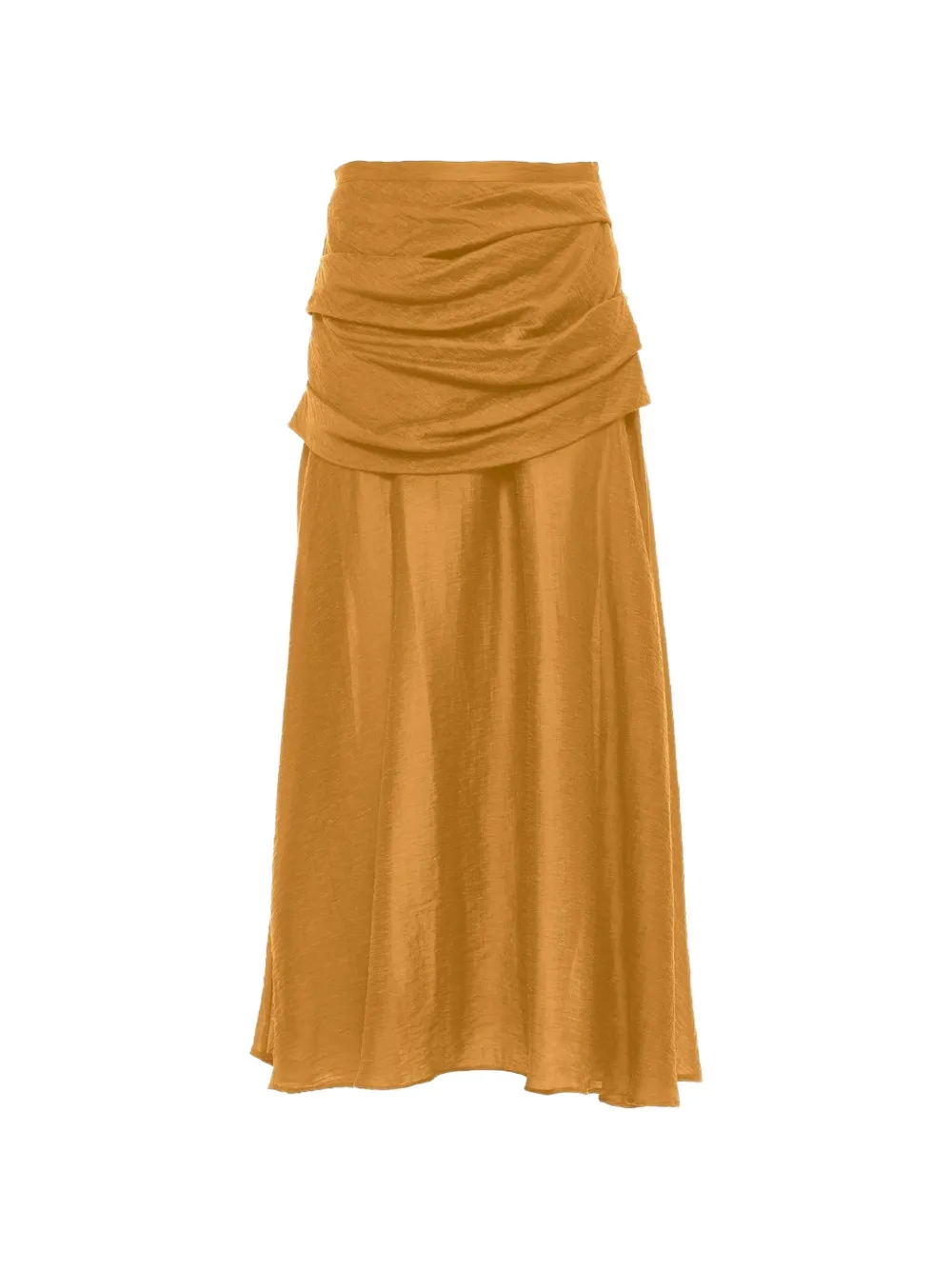 Devotion Draped Skirt In Brown