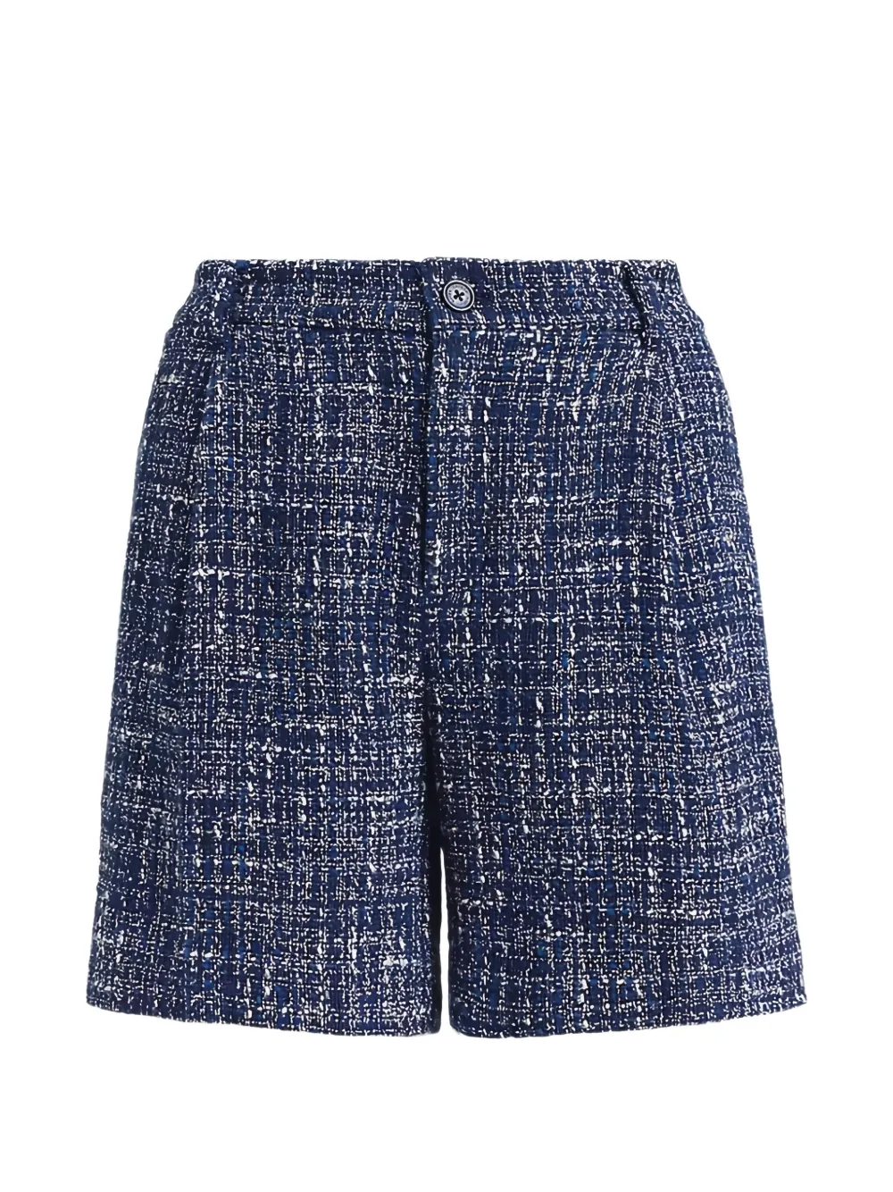 Lauren Ralph Lauren pleated bouclé shorts - Blu