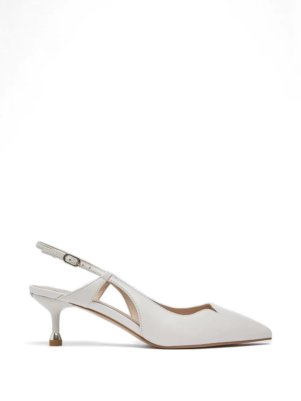 LIU JO Slingback pumps met puntige neus Wit