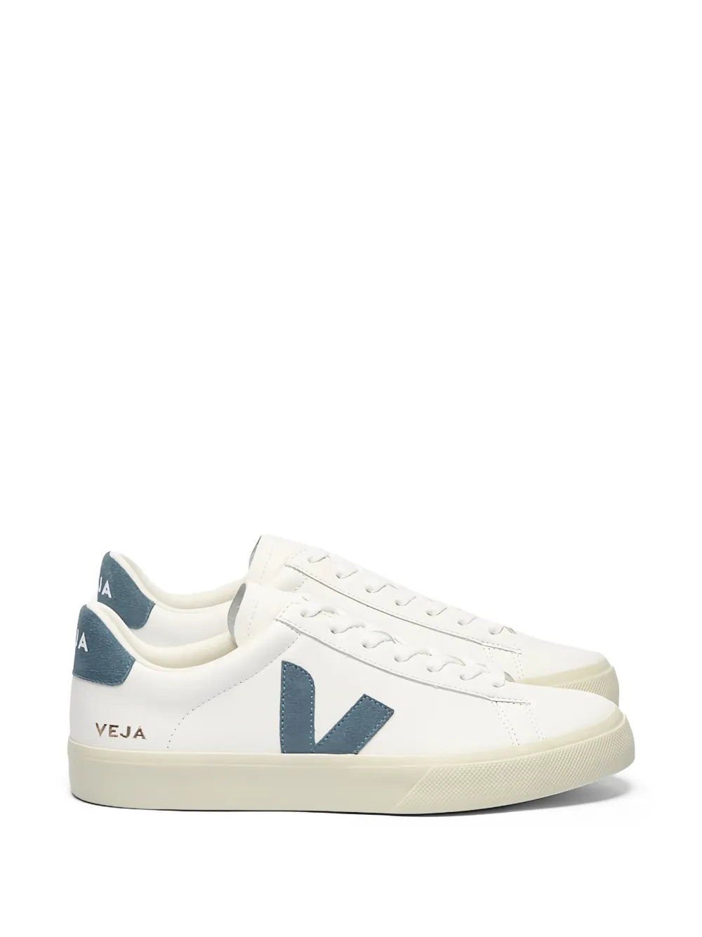 VEJA v-logo lace-up sneakers - Bianco