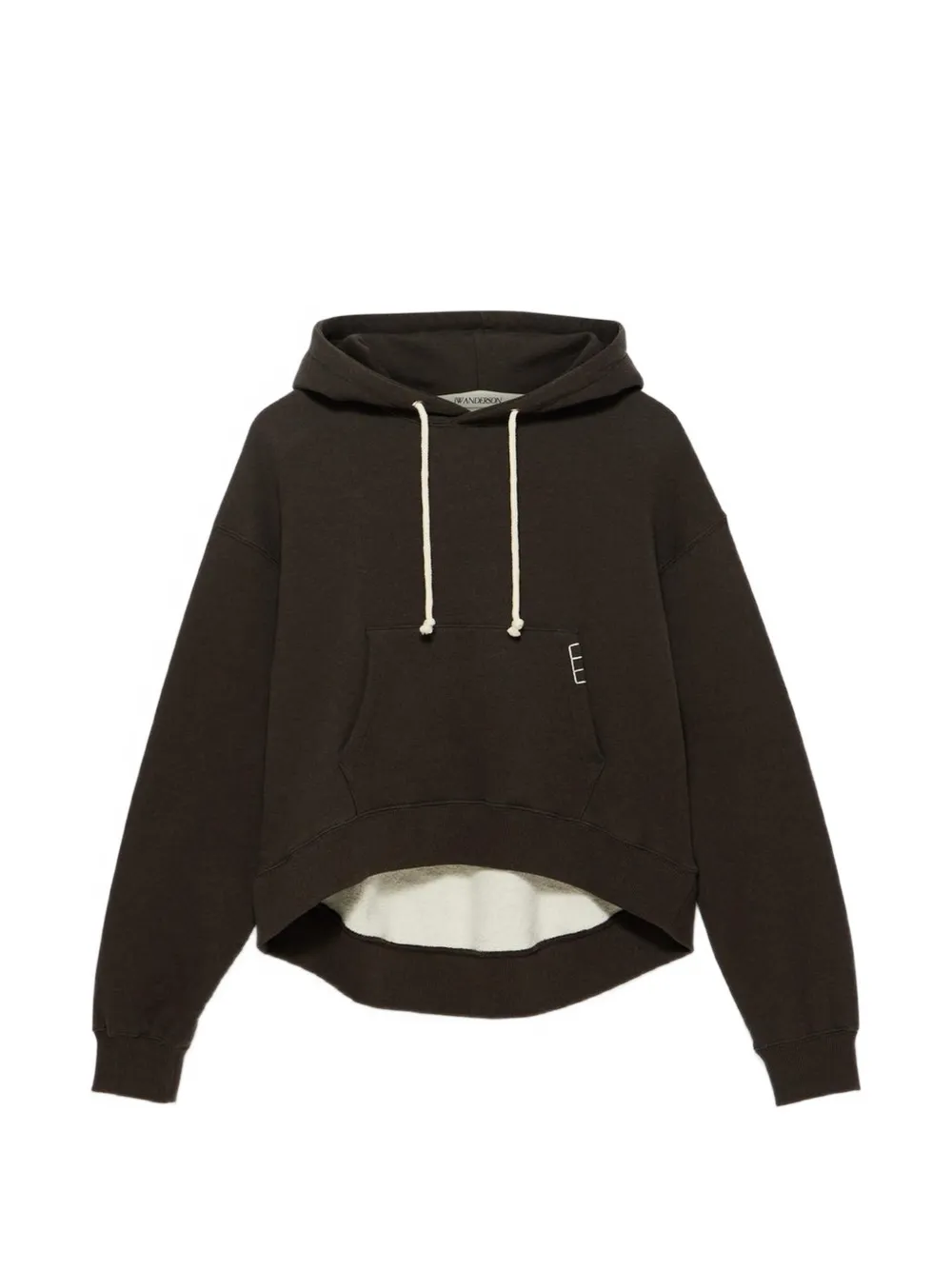 JW Anderson hooded pocket hoodie - Marrone