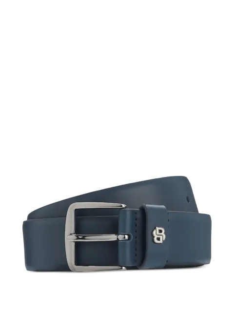 BOSS logo leather belt